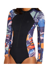 O'Neill Womens Bahia Lycra Front Zip Long Sleeve Surfsuit