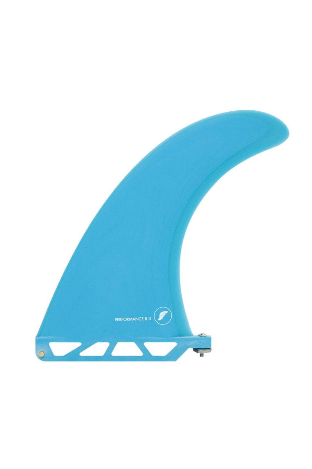 Futures Fins Performance 8” Fiberglass Single Longboard Fin - Teal