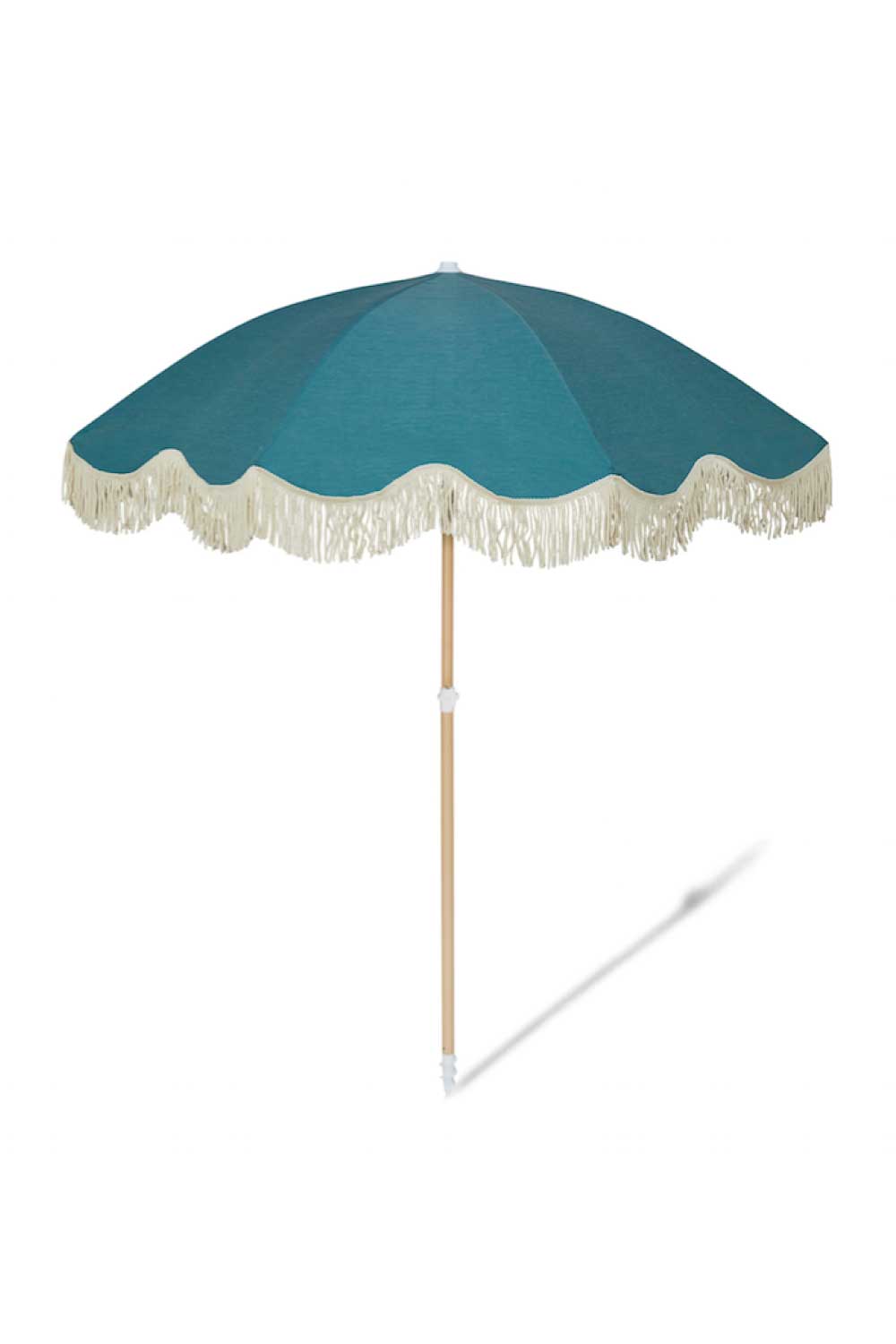 Salty Shadows Teal Umbrella