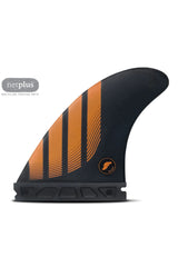 Futures Fins P8 Alpha Thruster Fin Set - Carbon/Orange