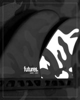 Futures Fins Jordy Smith Large HC Tri Fin Set - Black/White Camo