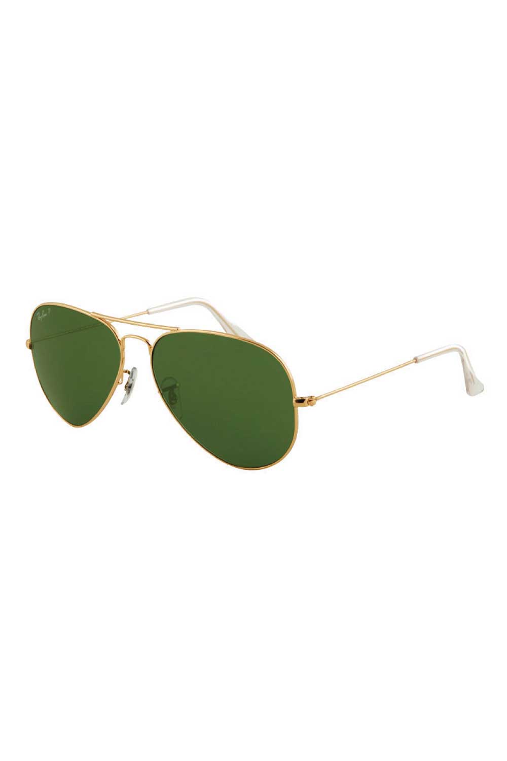 Ray Ban Large Aviator Unisex Sunglasses - Metal Arista Green