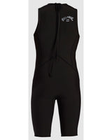 Billabong Men's Absolute Back Zip Short John Springsuit Wetsuit