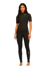 Billabong Womens 2/2mm Synergy Chest Zip Steamer Wetsuit