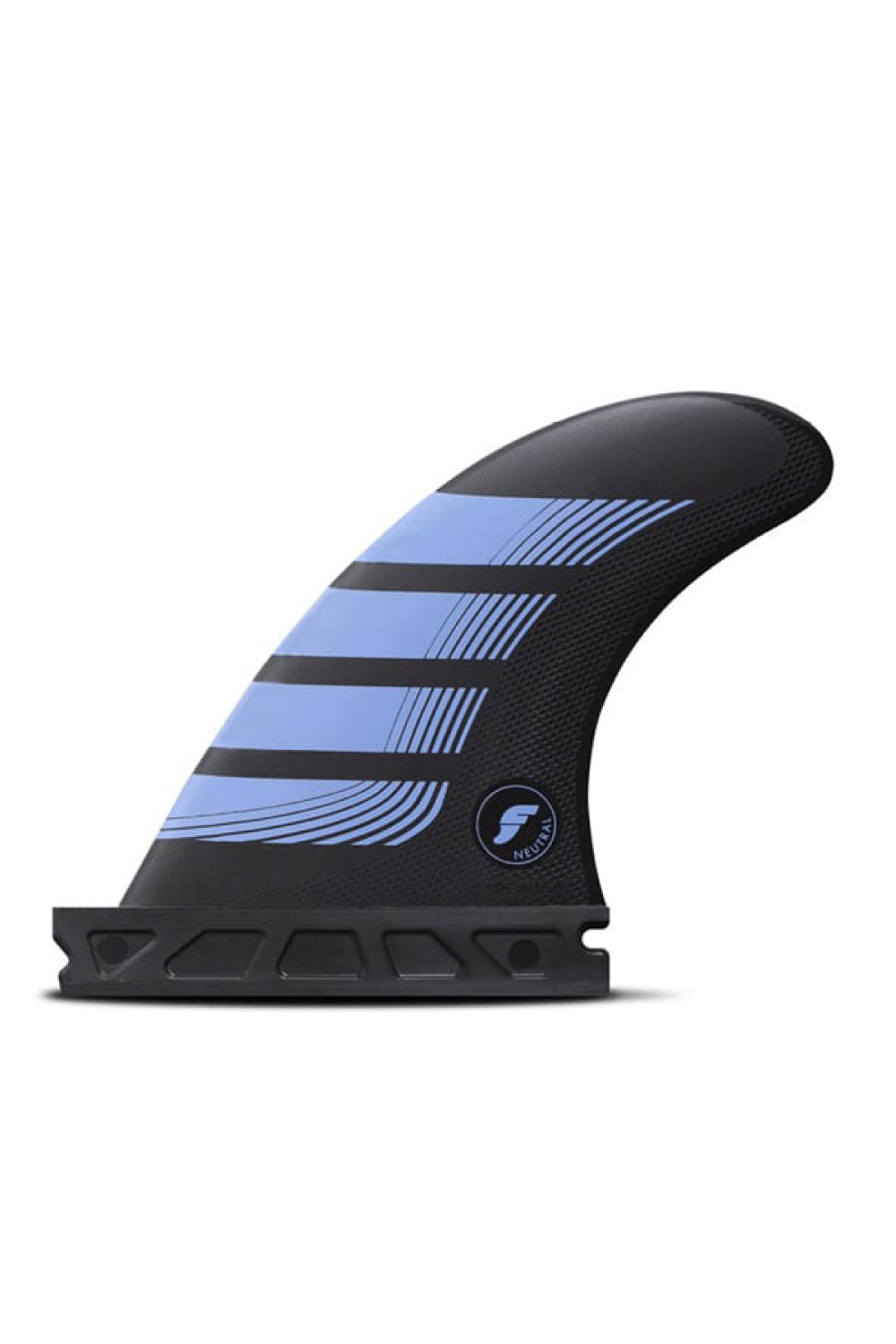 Futures Fins F2 Alpha Thruster Carbon/Lavender Tri Fin Set - Extra Small (Grom)