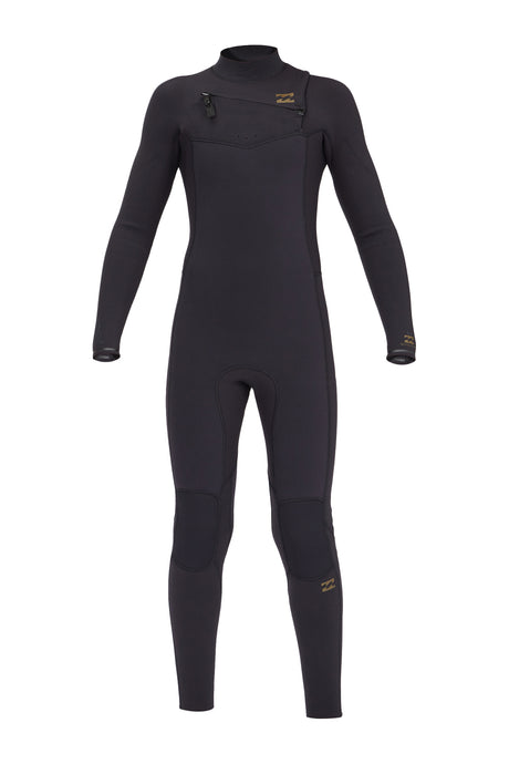 Billabong Boys (6-16) 3/2mm Revolution Steamer Wetsuit - Black/Clay