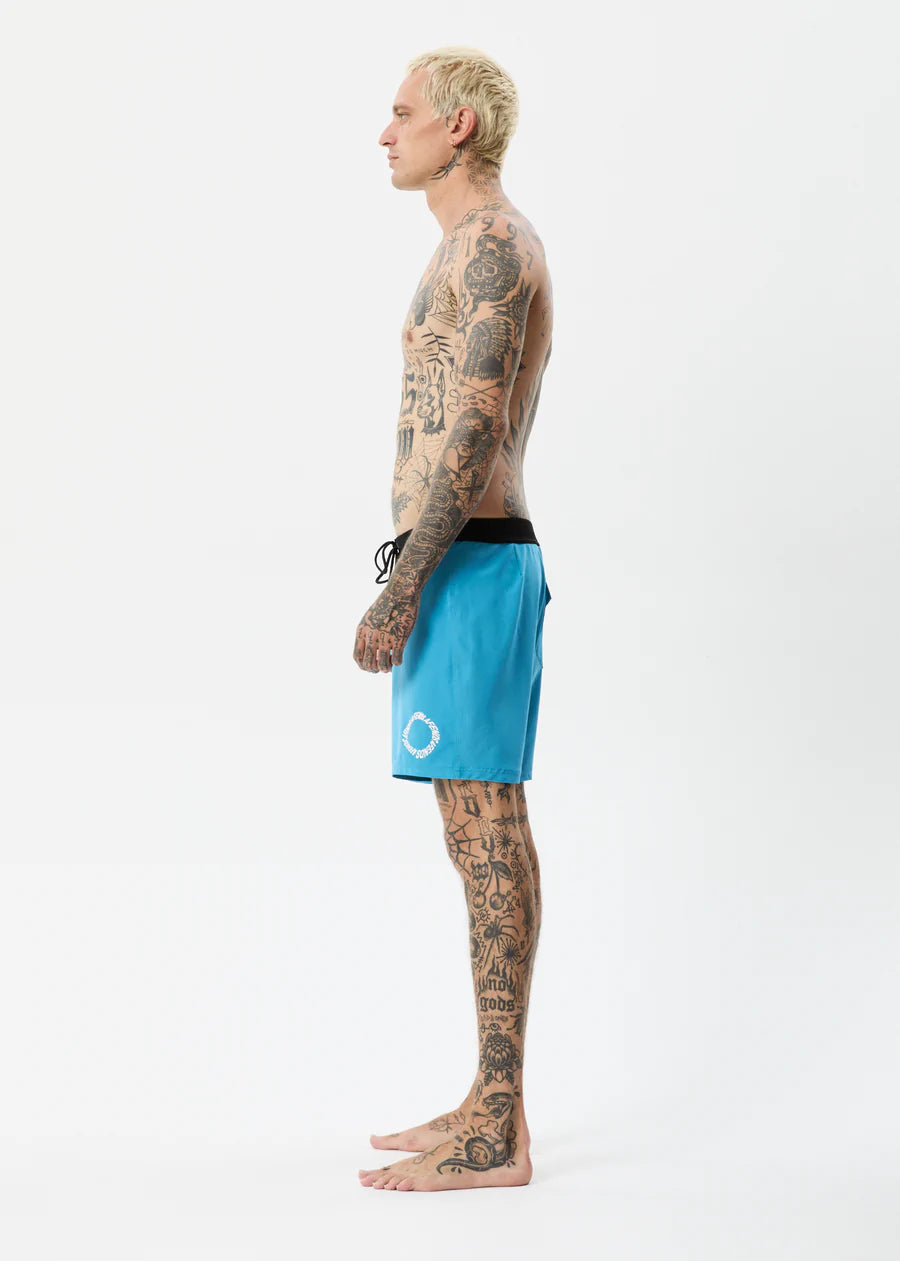 Afends Mens Vortex Recycled Fixed Waist Boardshorts