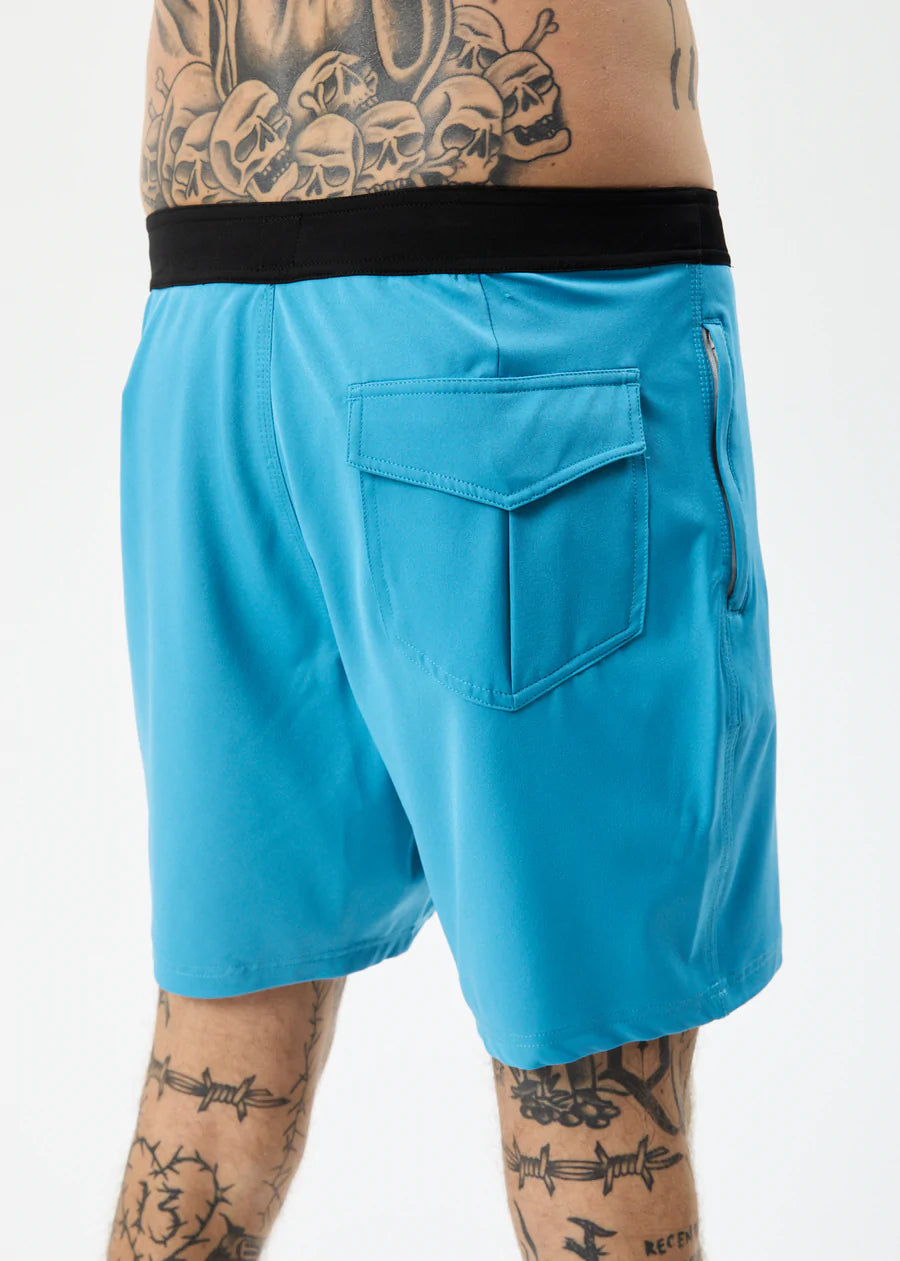 Afends Mens Vortex Recycled Fixed Waist Boardshorts