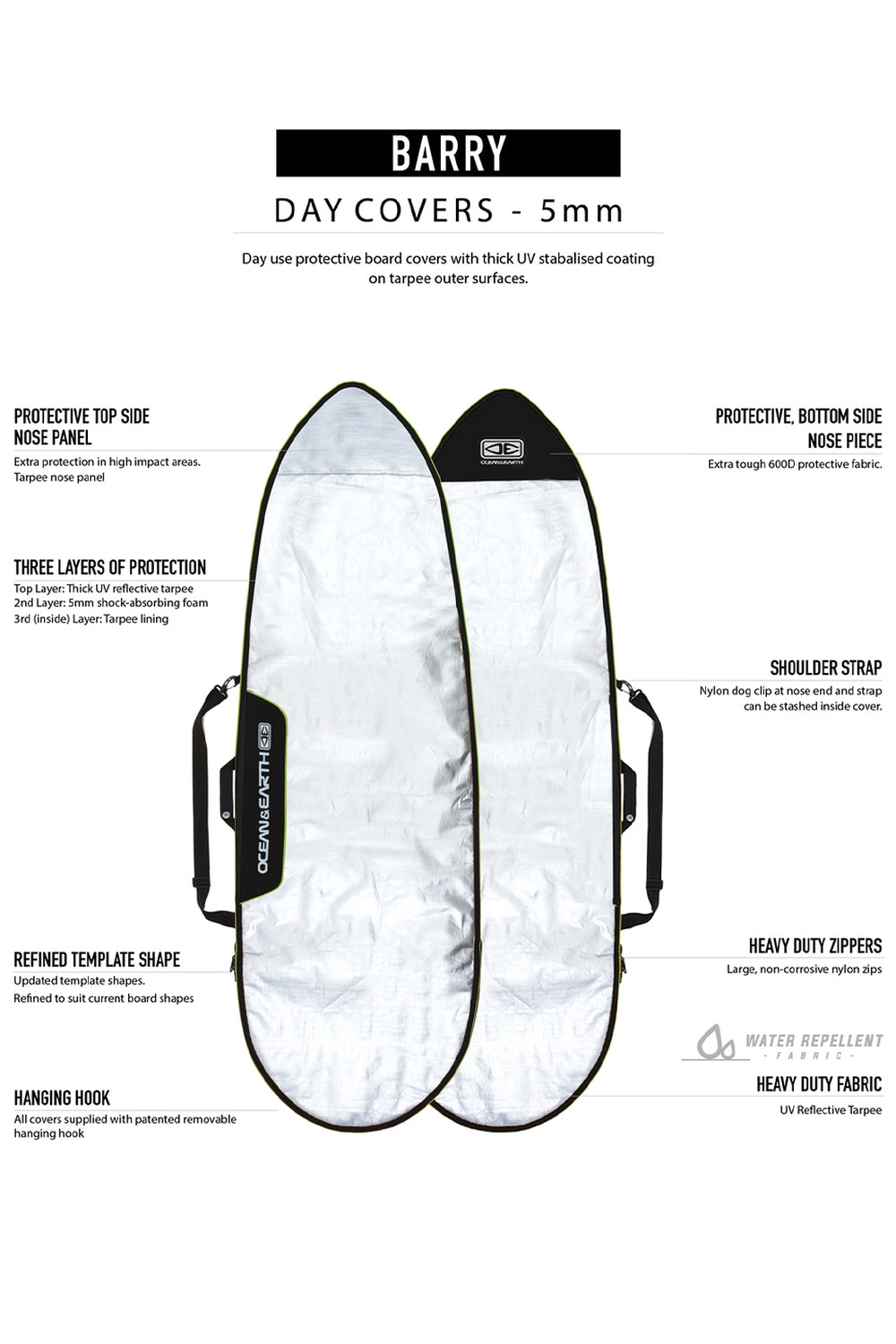 Ocean & Earth Barry Basic Fish Board Cover