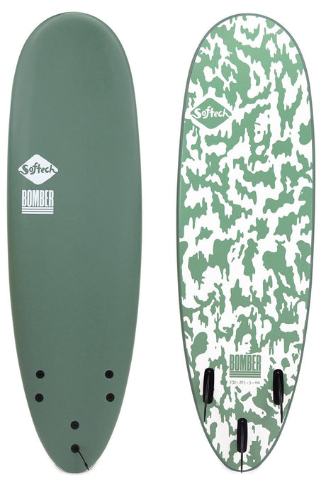 Softech Bomber Softboard - Smoke Green/White