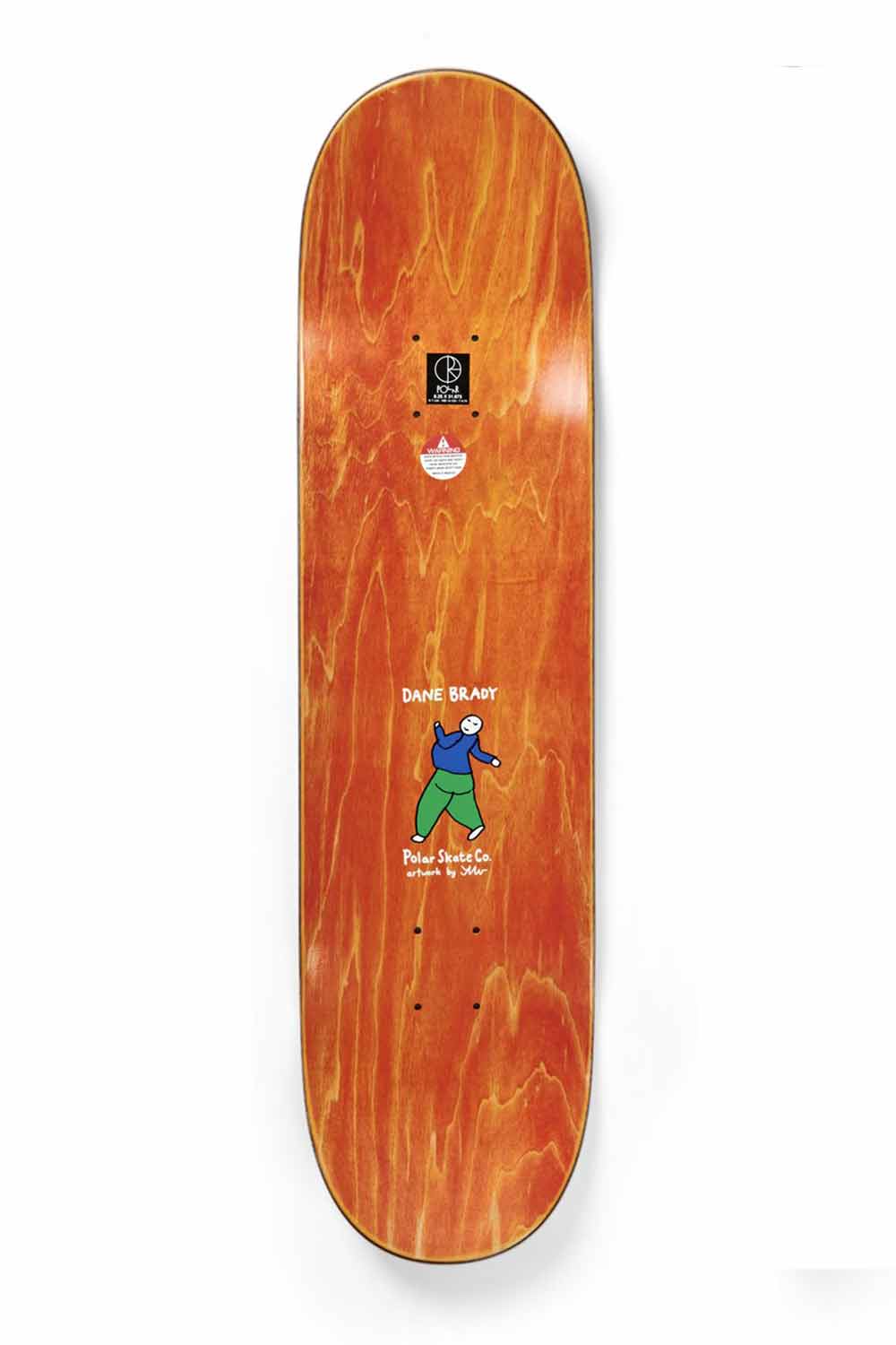 Polar Skate Co Dane Brady Skateboard Deck - Thumbnail 3