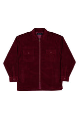 Quasi Skateboards | Corduroy Shirt Jacket - Burgundy