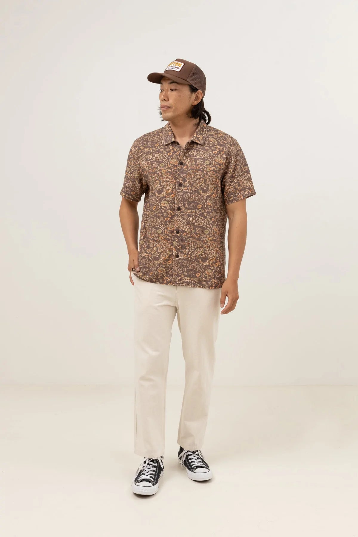 Rhythm Mens Sumbawa Short Sleeve Shirt