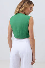 Rhythm Womens Valentina Tie Front Top | Sanbah Australia