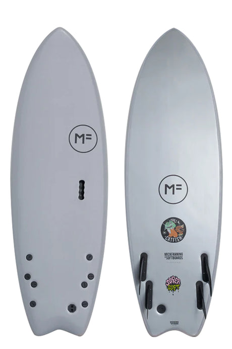 Mick Fanning MF Super Soft Catfish Softboard - Comes with fins