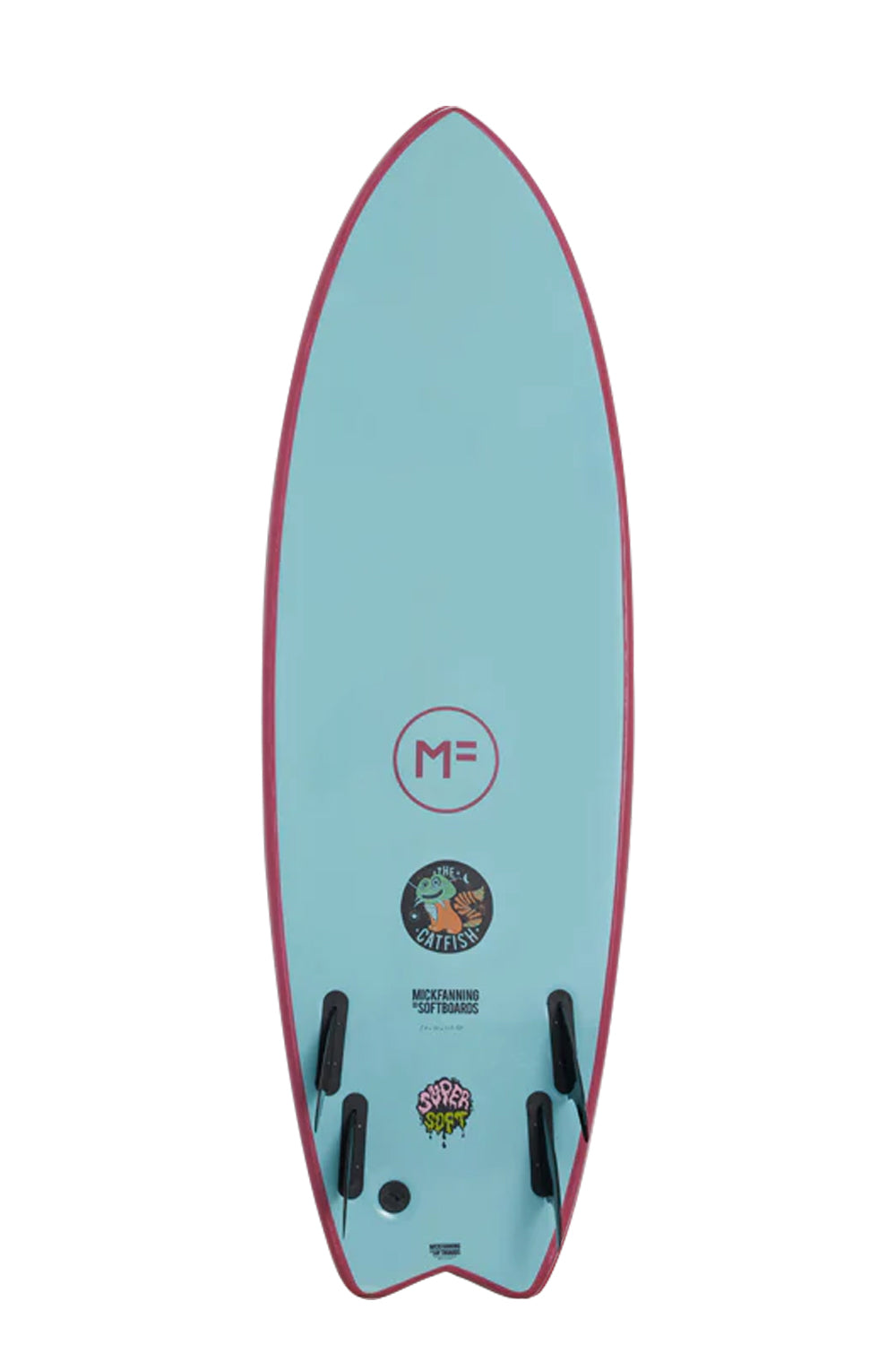 Mick Fanning MF Super Soft Catfish Softboard - Comes with fins
