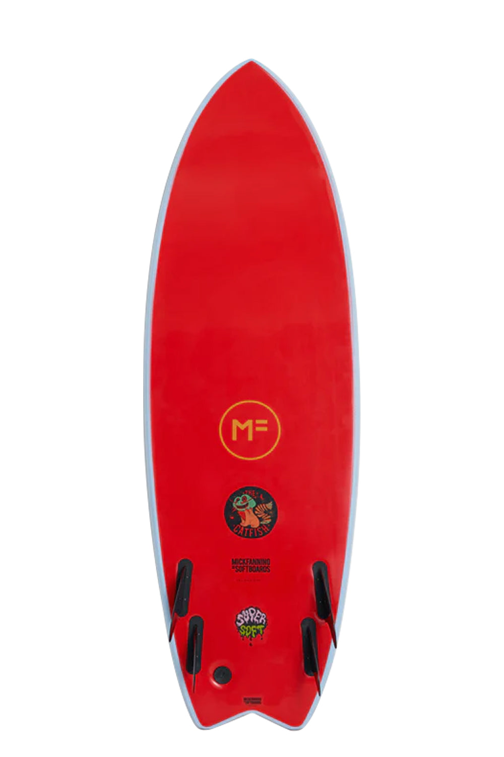 Mick Fanning MF Super Soft Catfish Softboard - Comes with fins