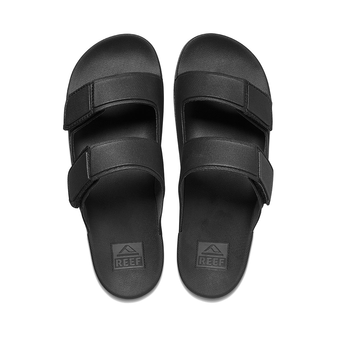 Reef Mens Cushion Tradewind Slides Black