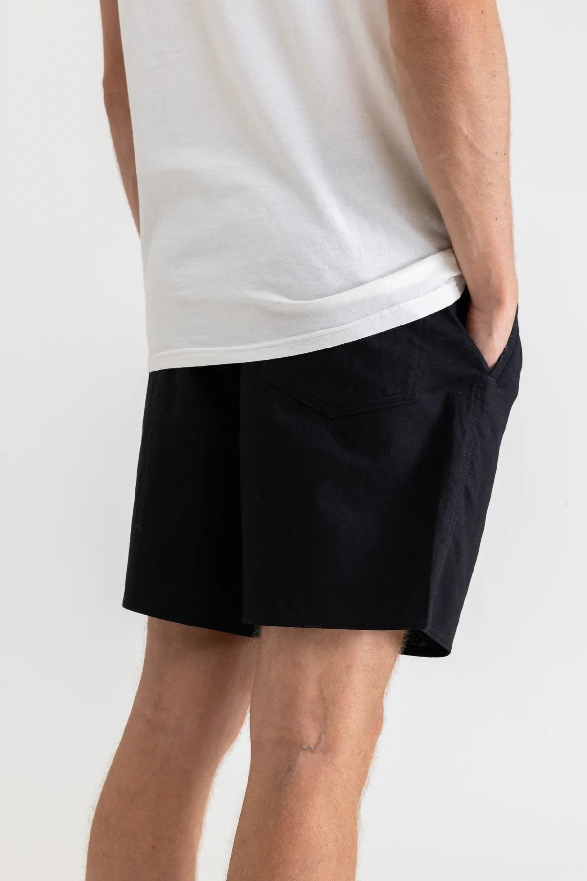 Rhythm Mens Classic Linen Jam Shorts