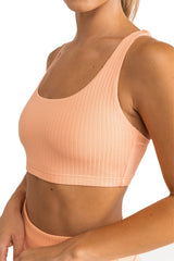 Rhythm Women's Elle Ribbed Crop Top