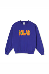 Shop Polar Skate Co | Polar Skate Co Cut Logo Crewneck - Purple