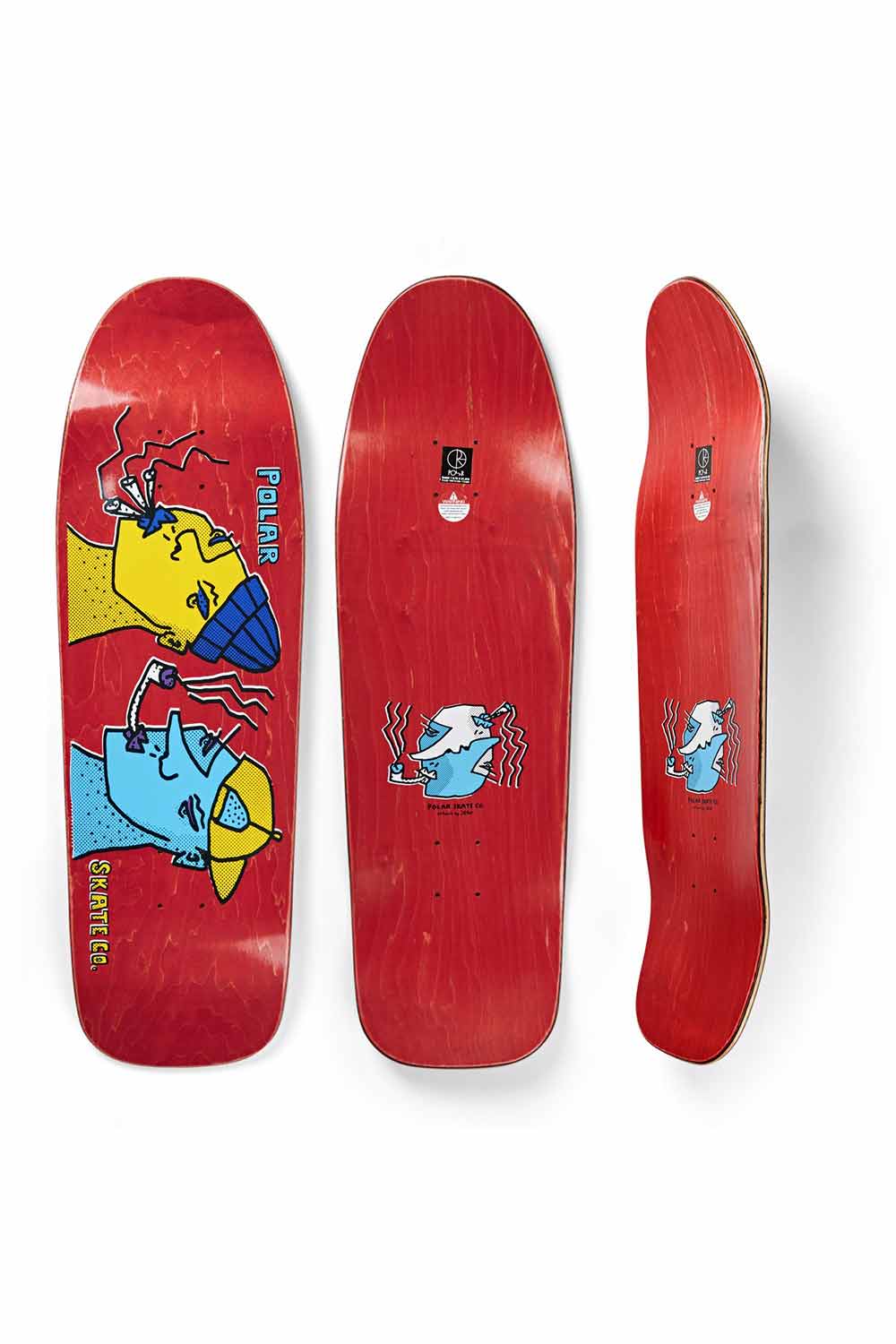 Polar Skate Co | Polar Skate Co Team Smoking Heads Skateboard Deck