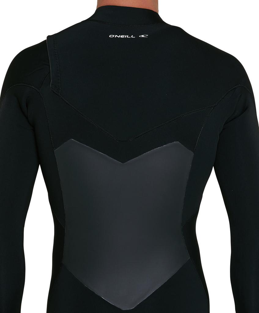 O'Neill Mens Defender 3/2mm Steamer Chest Zip Wetsuit - Black