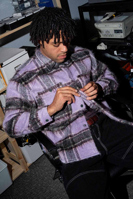 Quasi Skateboards | Quasi Ecco Flannel Shirt - Lavender