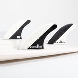 FCS2 MF Mick Fanning PC Large Thruster Set - Black/White