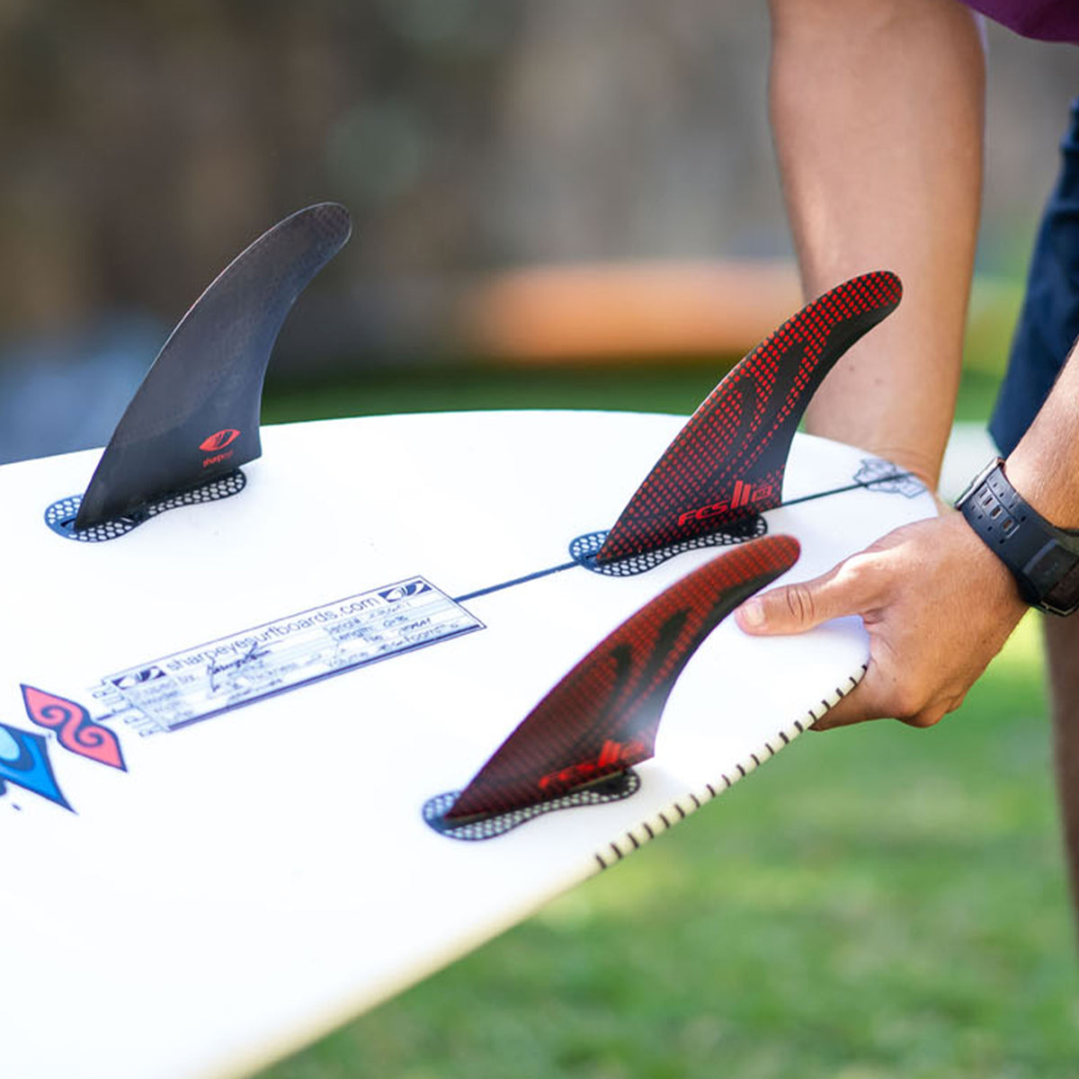 FCS 2 Sharpeye PC Thruster Fin Set – Sanbah Australia