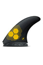 Futures AM2 Thruster Alpha Carbon / Yellow Fins