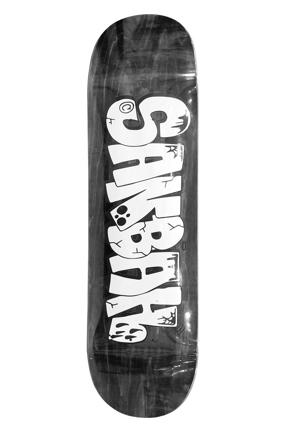 Sanbah Graff Skateboard Deck - Black