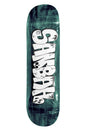 Sanbah Graff Skateboard Deck - Aqua