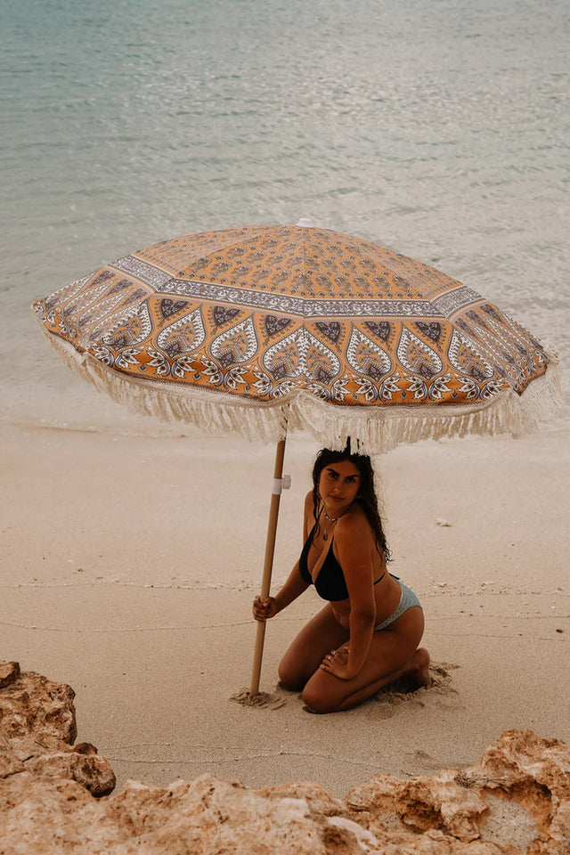 Salty Shadows Inca Beach Umbrella | Sanbah Australia