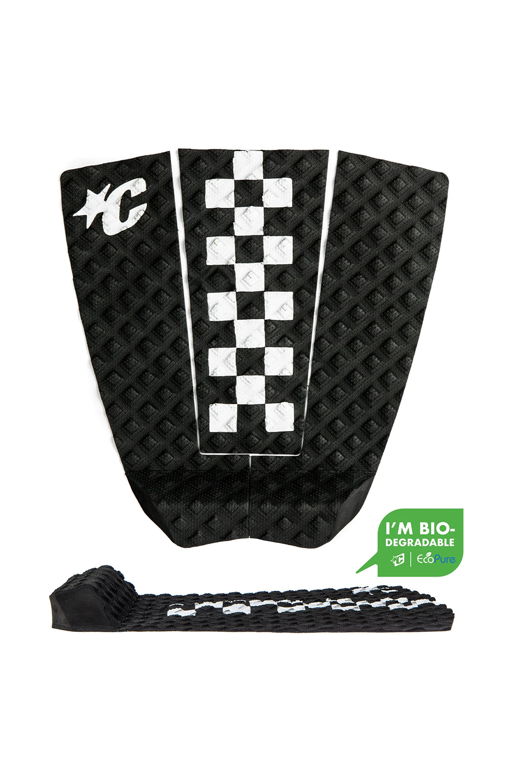 Pin tail clearance traction pad