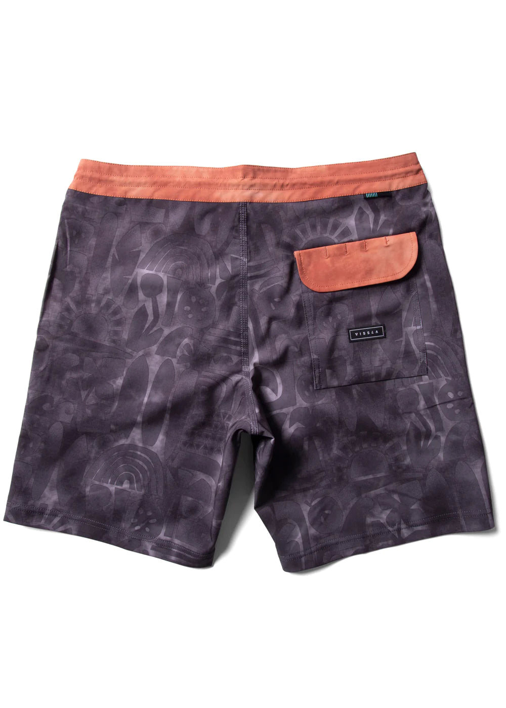 Vissla Mens Ecology Center Glyphs 18.5" Boardshorts | Sanbah Australia