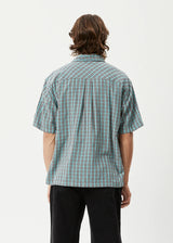 Afends Mens Checkers Recycled Check Short Sleeve Shirt