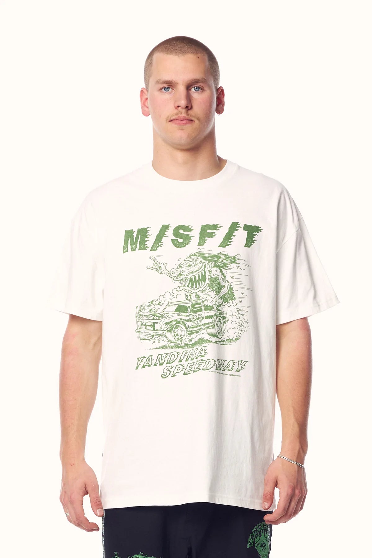 MISFIT Mens Yandina Speedway 50/50 SS T-Shirt