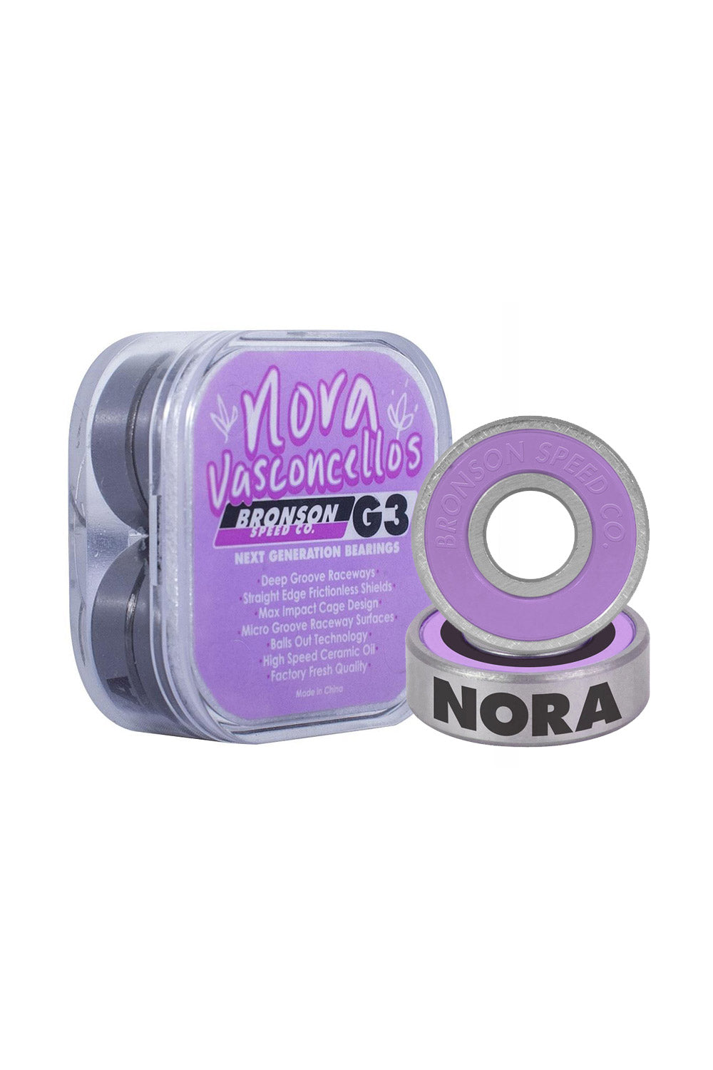 Bronson Speed Co G3 Nora Vasconcellos Skate Bearings