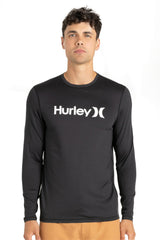 Hurley Mens One And Only Long Sleeve Rash Shirt