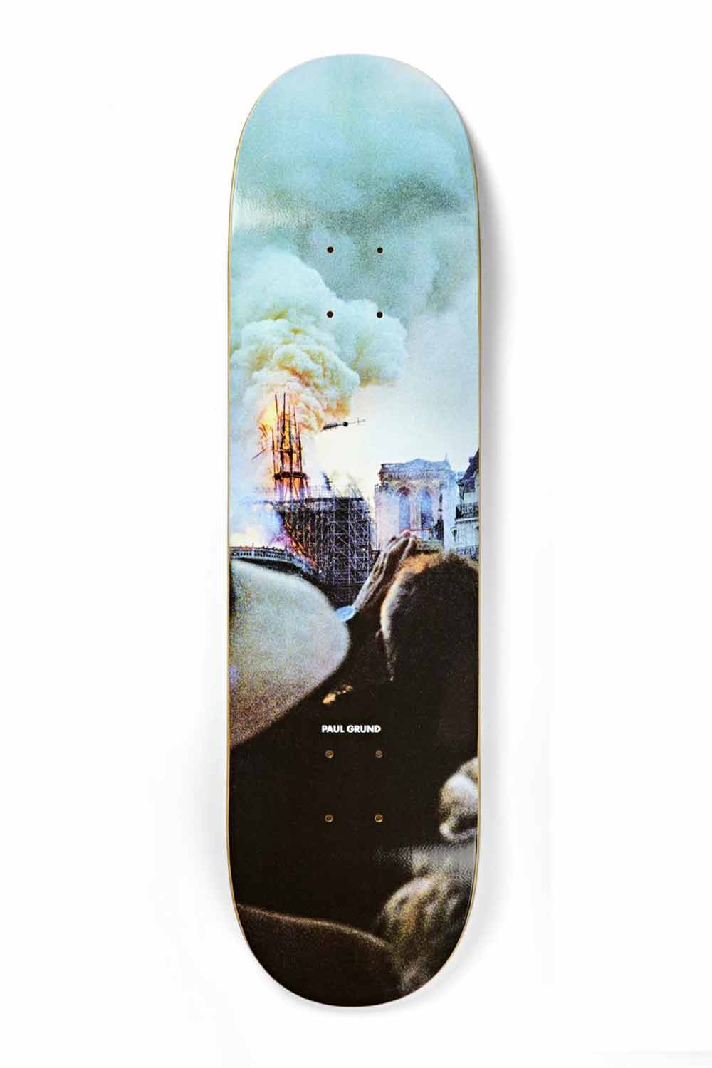 Polar Skate Co | Paul Grund Notre Dame Slick Skateboard Deck