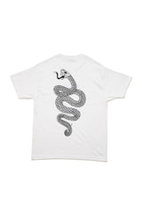 Poolroom Skateboards | Poolroom Brown Snake T-Shirt - White