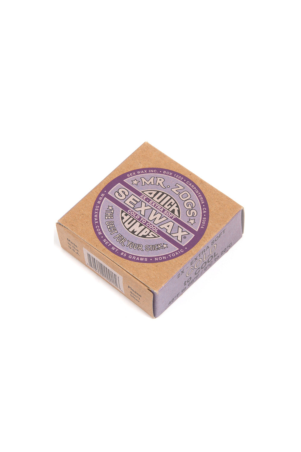 Sex Wax Purple Cold Water Quick Humps Surfboard Wax