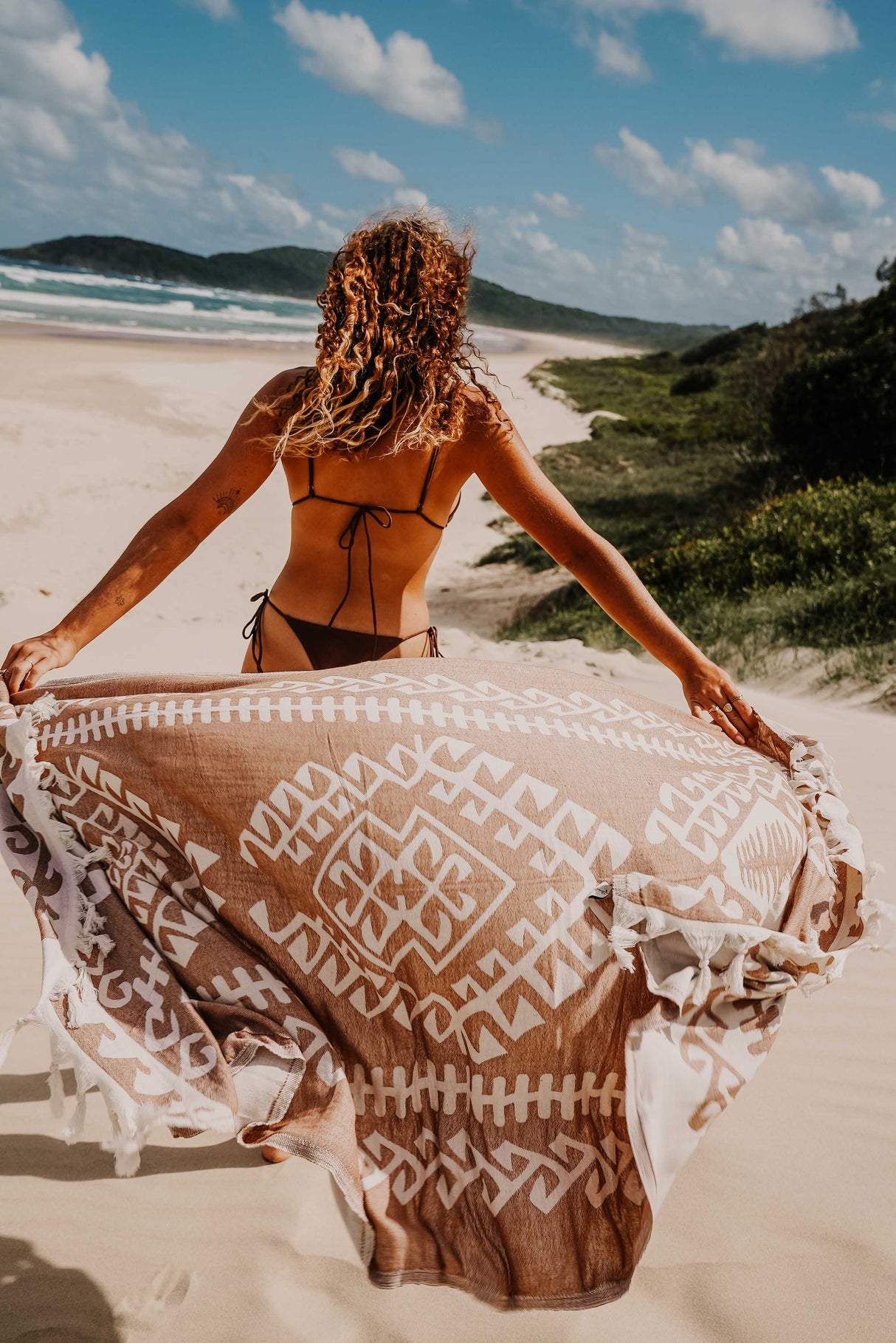 Salty Shadows Aztec Towel