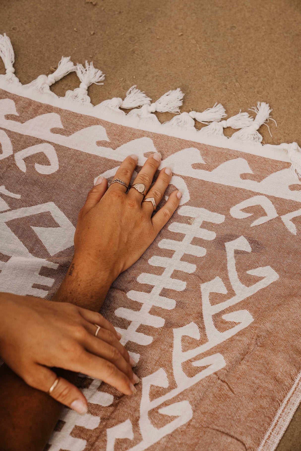 Salty Shadows Aztec Towel