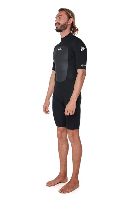 Quiksilver Mens 2/2mm Prologue Short Sleeve Back Zip Springsuit