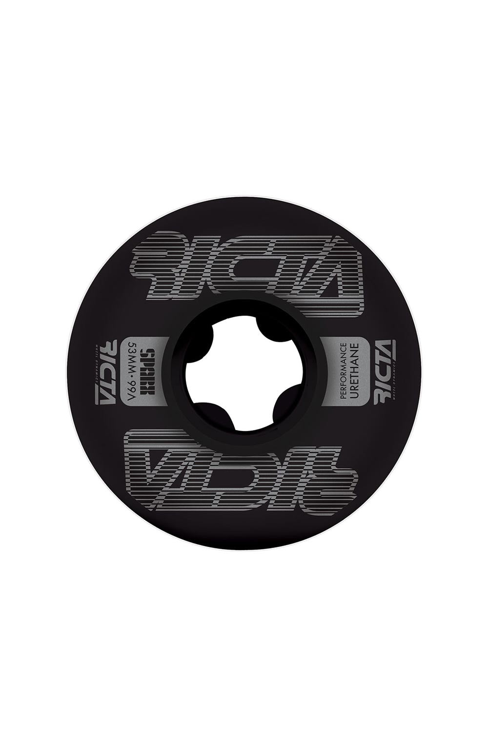Ricta Wheels | Ricta Framework Sparx 99A Black Skateboard Wheels 53mm