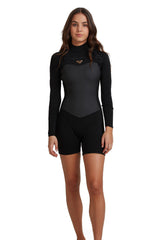 Roxy Women's Performance 2/2mm GBS Chest Zip Springsuit Wetsuit