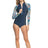 Roxy | Roxy Womens 1mm Marine Bloom Front Zip LS Springsuit