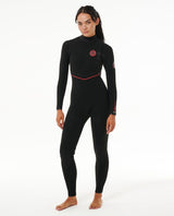 Rip Curl Womens Flashbomb Fusion 3/2mm Zip Free Steamer Wetsuit